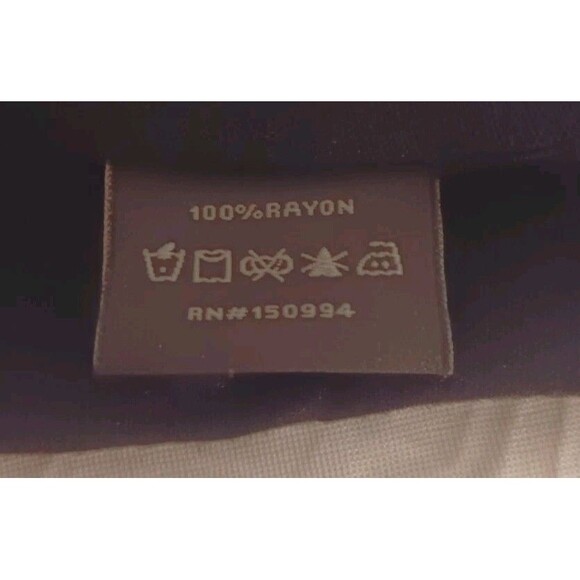 Belldini Los Angeles Black Embroidered Boho Tunic Dress Tassel Tie Rayon L/G - Picture 11 of 12